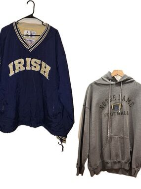 Champion Navy and Cream IRISH V-Neck Pullover